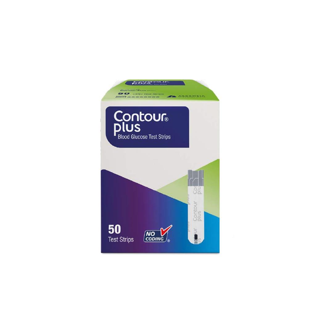 CONTOUR Contour Plus Blood Sugar Test Strips (50 Pack) | Easy to Use & Accurate