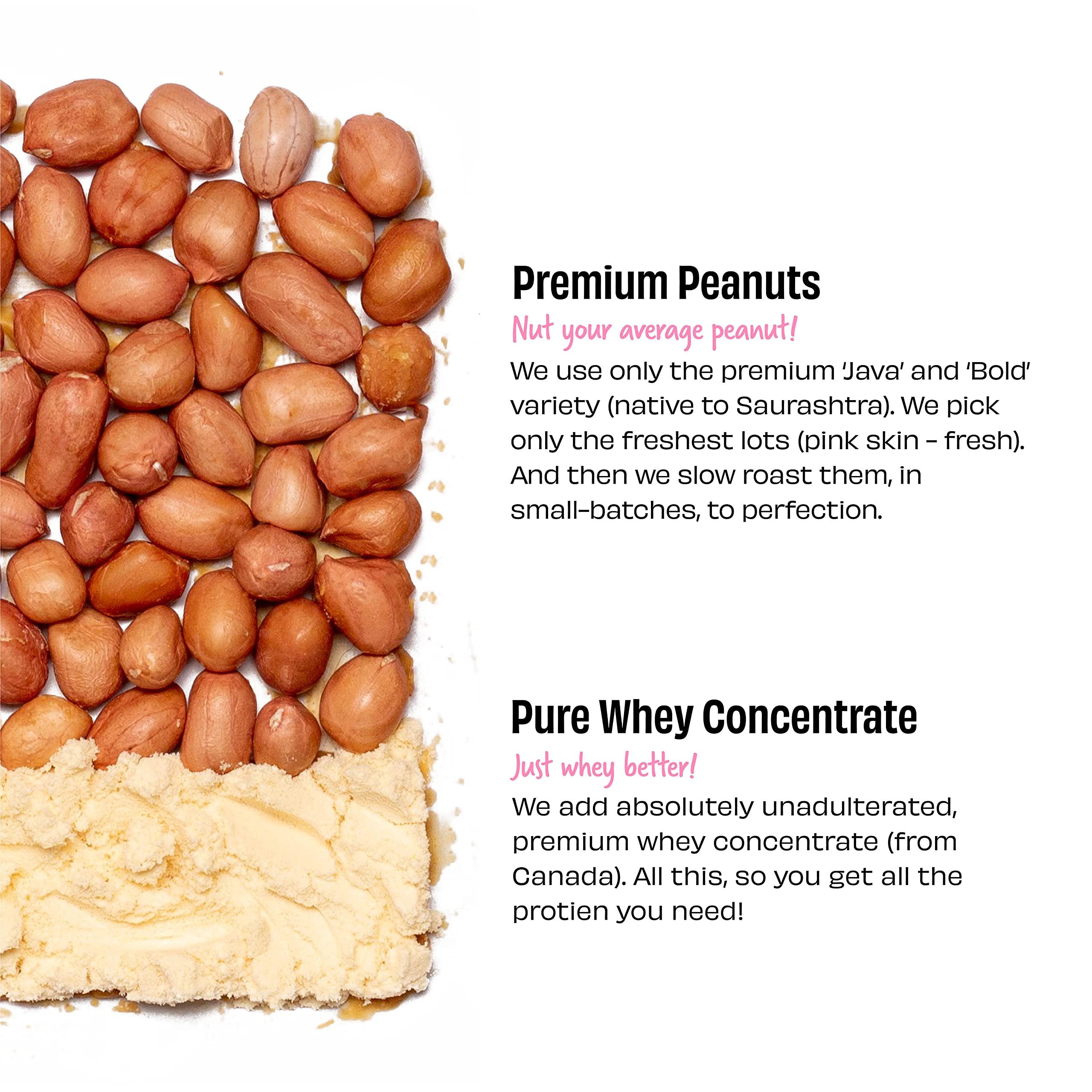 The Whole Truth The Whole Truth - Supersaver | Unsweetened Protein Peanut Butter | Pack of 2 | 1850g | Crunchy | No Added Sugar | No Artificial Sweeteners | Gluten Free | No Preservatives | 100% Natural