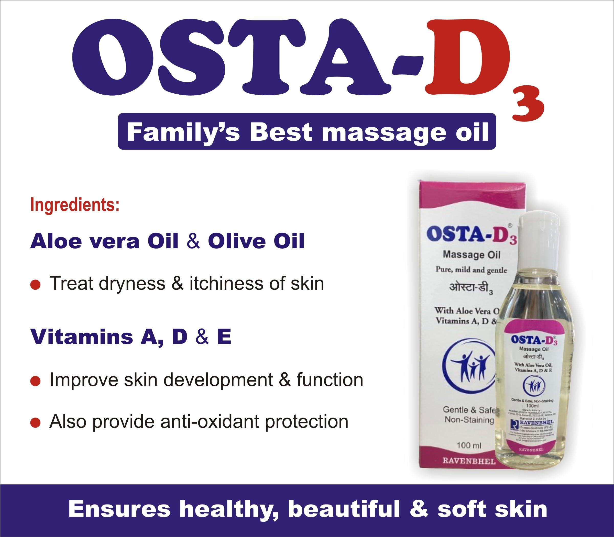 OSTA-D3 OSTA-D3 Massage Oil (Pack of 2)