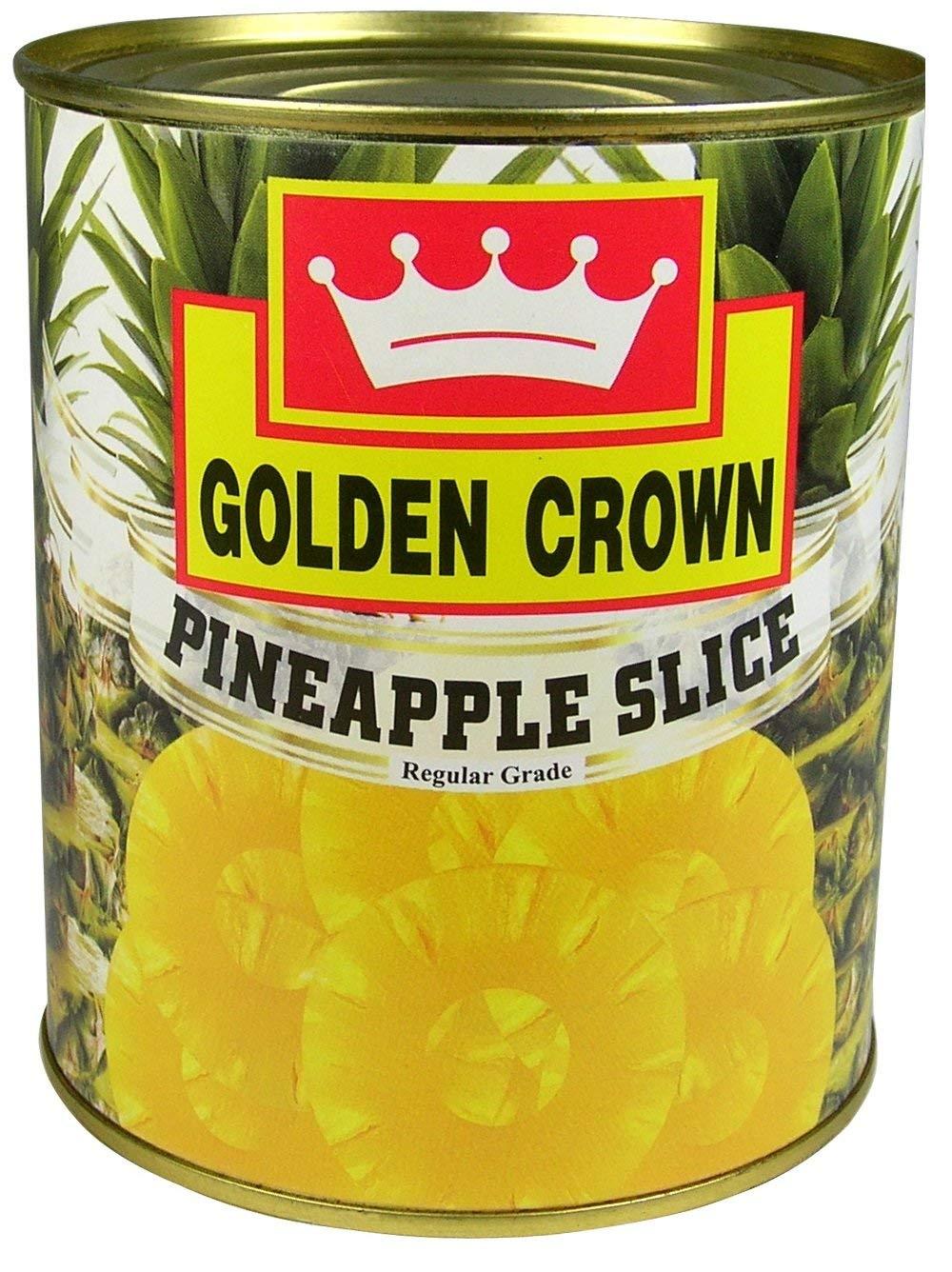 Bakers King Bakers King Golden Crown Pineapple Slice Fruit Canned (840 gm, Pack of 1 )