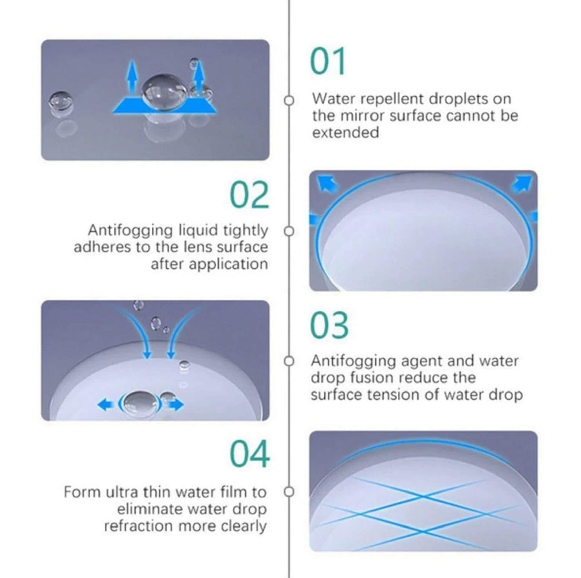 AUGEN AUGEN Dry Anti-Fog Cleaning Cloth | New Technology for Spectacles, Eyewear, Glasses, Goggles,Camera Lens, Antifog with Masks - Has Advanced Nano Microfiber Formula (Reusable Upto 600 Times)(Pack of 1)