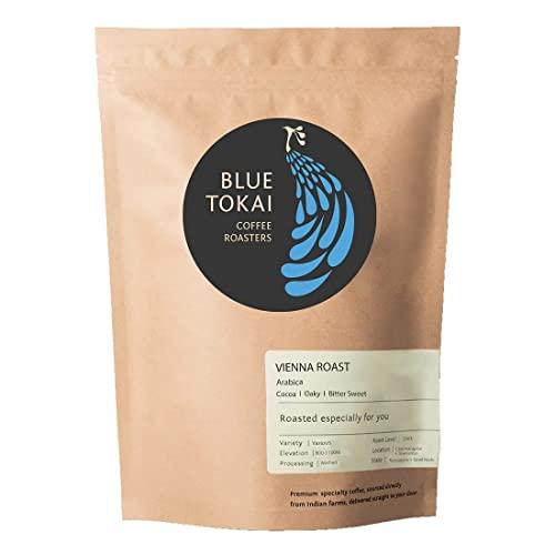 Blue Tokai Coffee Roasters Blue Tokai Coffee Roasters Vienna Roast - Dark Roast (Home Espresso Grind) 1Kg | Made With 100% Specialty Grade Arabica Freshly Roasted Ground Coffee, Bag