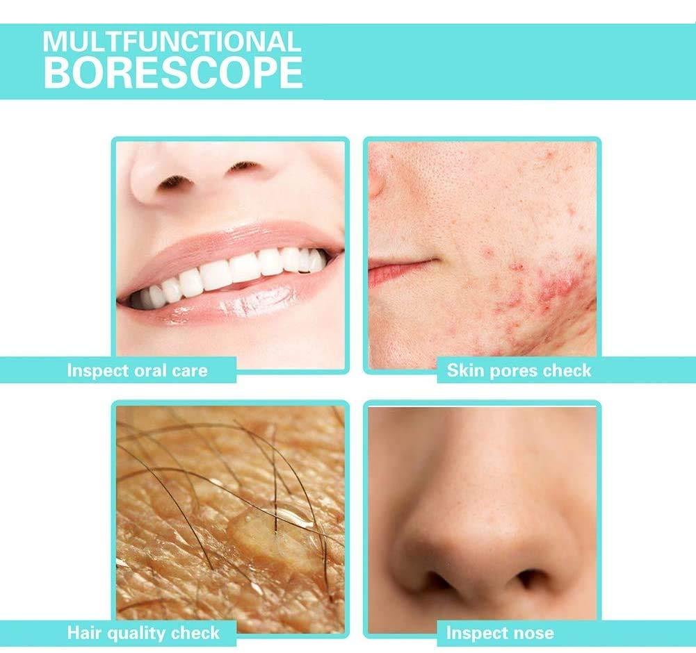 IKTU Iktu Otoscope Ear Cleaner USB Endoscope, 720P HD Visual Ear Spoon Digital Ear Camera, 3 in 1 Borescope Inspection Earwax Removal Cleaning Tool with 6 LED Lights for Android,Windows,MAC,Tablet