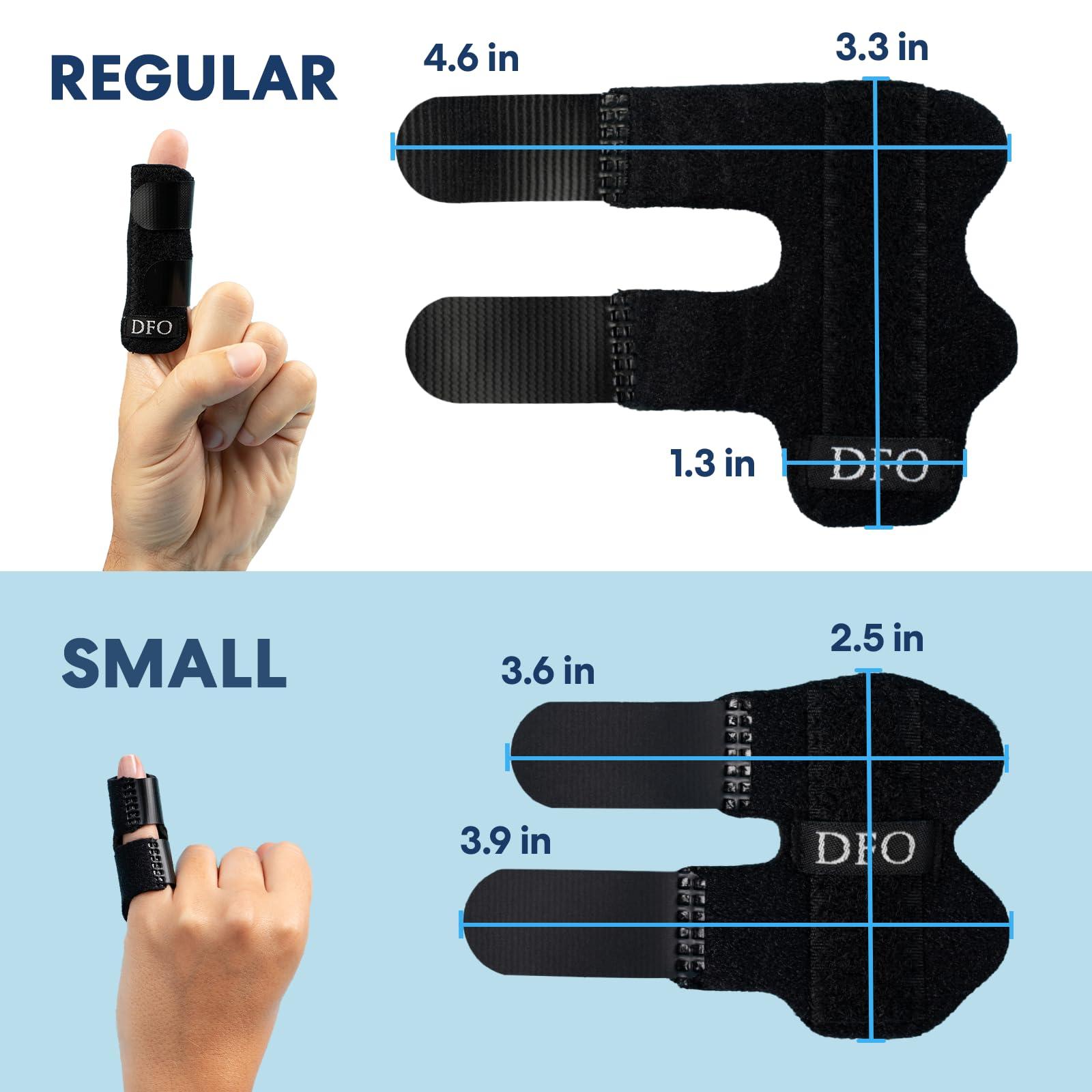 Dr. Frederick\'s Original Dr. Frederick\'s Original Trigger Finger Splint - 2 Pieces - Doctor-Developed Design Fits Index Finger - Middle Finger - Ring Finger