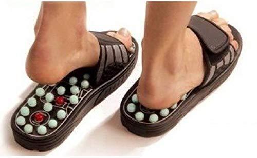 acs ACS Spring Acupressure and Magnetic Therapy Accu Paduka Black Chappal Slippers for Full Body Blood Circulation Massager (7)