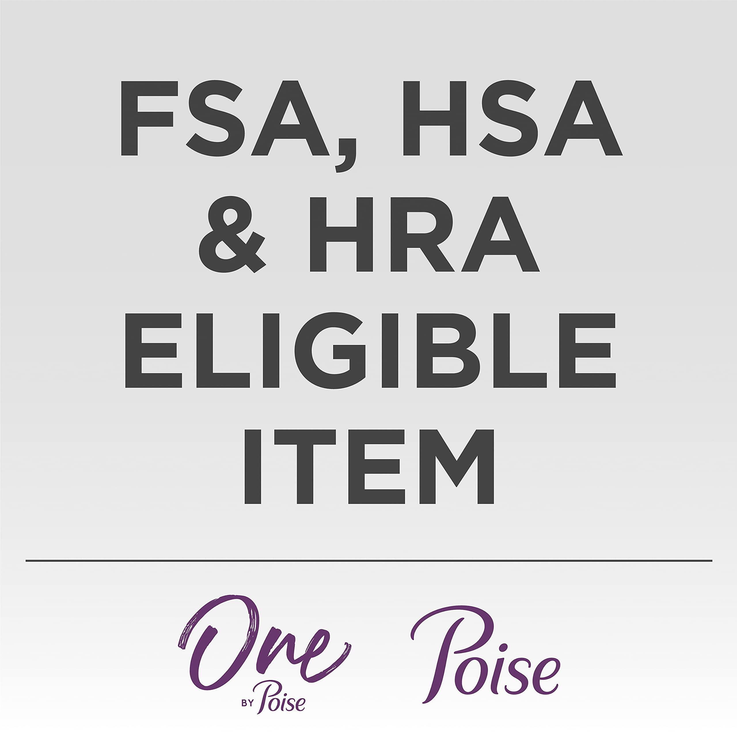 Poise One by Poise Feminine Pads with Wings (2-in-1 Period & Bladder Leakage Pad for Women), Regular, Heavy Absorbency for Period Flow, Light Absorbency for Bladder Leaks, 18 Count