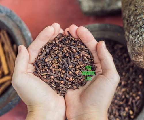 PRO ORGANIC LIFE Pro Organic Life lavang, lavangam, Indian clove organic whole beast quality clove spices laung spices 250 GRM