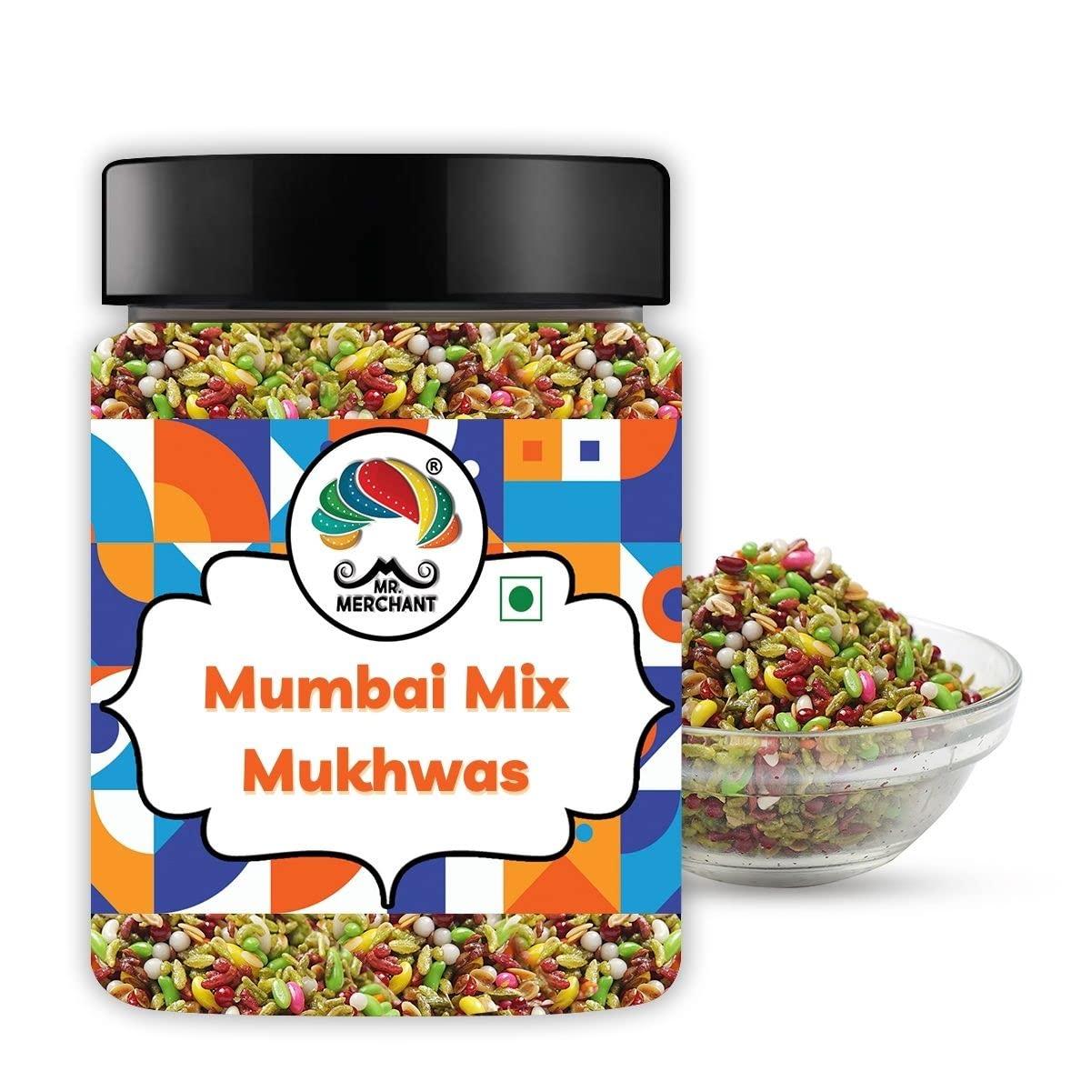 Mr. Merchant Mr. Merchant Mouth Freshener Mega Combo Gulab Mukhwas, Rajasthani Mukhwas, Mumbai Mix Mukhwas, Punjabi Mukhwas, Green Madrasi Sauf , White Madrasi Sauf (Pack of 6), 1.8 kg
