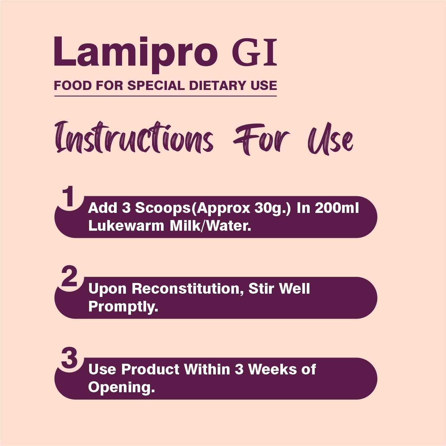 JANUS BIOTECH INDIA PVT. LTD. JANUS - Lamipro GI | Food Supplement for Dietary Use | Optimal Digestive Support Nutritional Supplement - Improve Gut Health, Relieve Discomfort, & Enhance Nutrient Absorption | Trusted by Millions