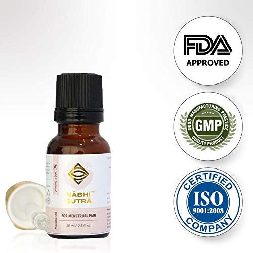 Nabhi Sutra Nabhi Sutra Hair Growth Support Oil - Hair Fall, Dandruff Control Oil + Period/Menstrual pain Relief Oil - | Instant Relief from Menstrual Cramps for women - Belly Button OIl