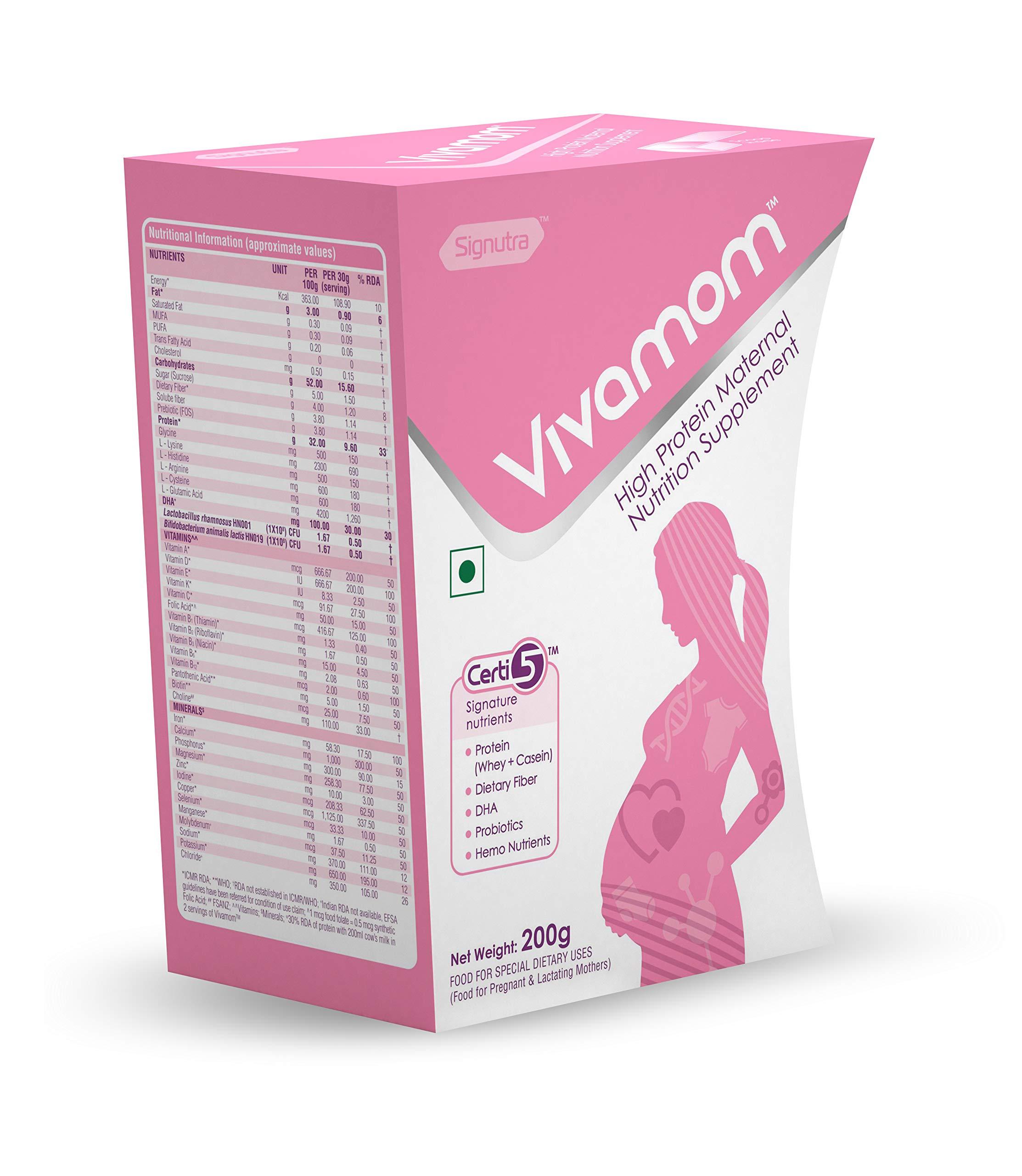 Vivamom Vivamom Maternal Nutrition Supplement - 200g BIB (Vanilla)