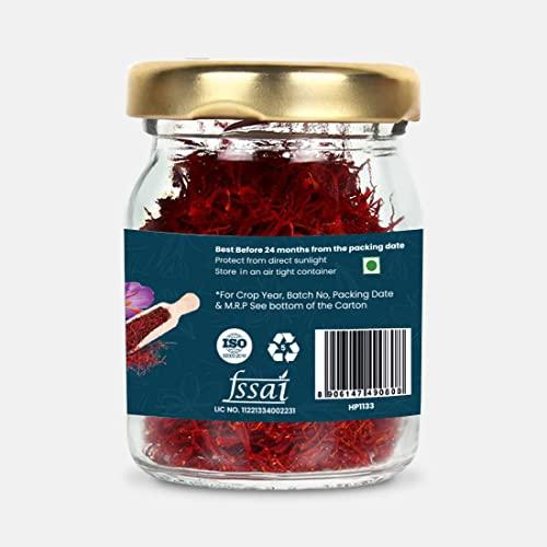 Healofy Naturals Healofy Naturals Pure Kashmiri Mongra Saffron/Kesar, 5gm | Untouched Grade A++ Saffron Threads | For Pregnant Women
