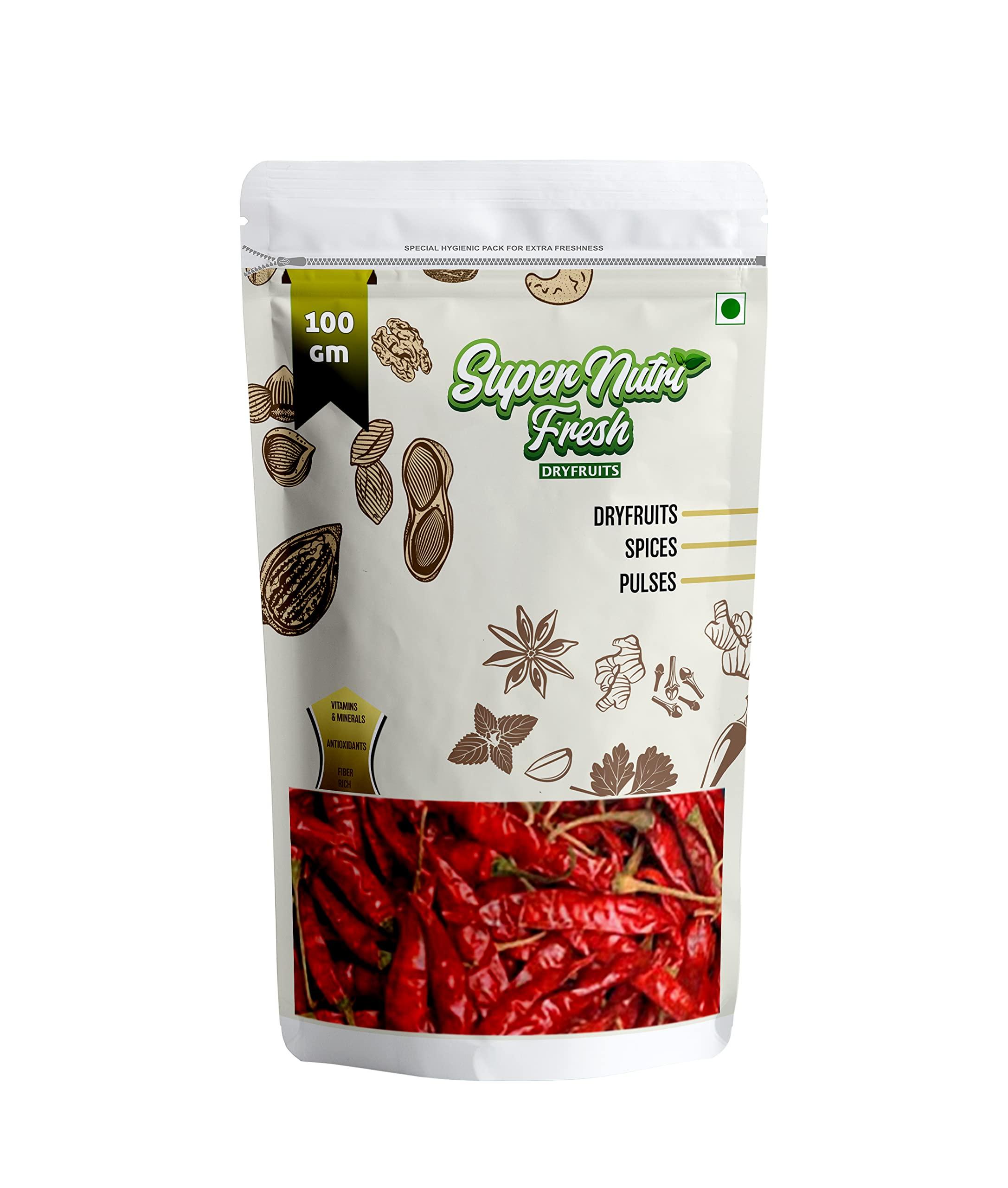 Super Nutri Fresh Super Nutri Fresh Dry Lavangi Chilli Whole (Stemless ) 100gm