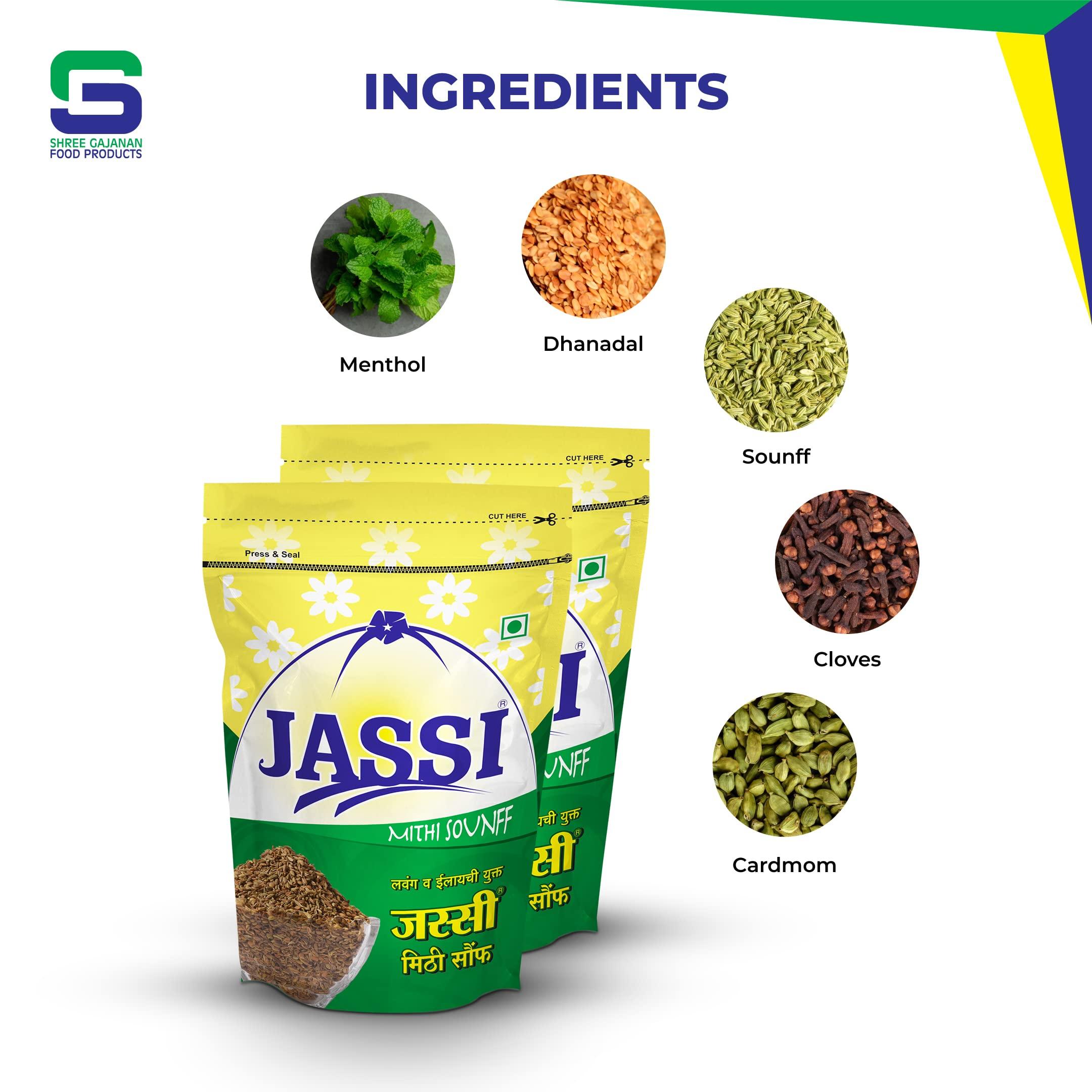 JASSI MITHI SOUNFF JASSI MITHI SOUNFF Mouth Freshener Mukhwas (Pack of 16 Pouches each 50 Gm)