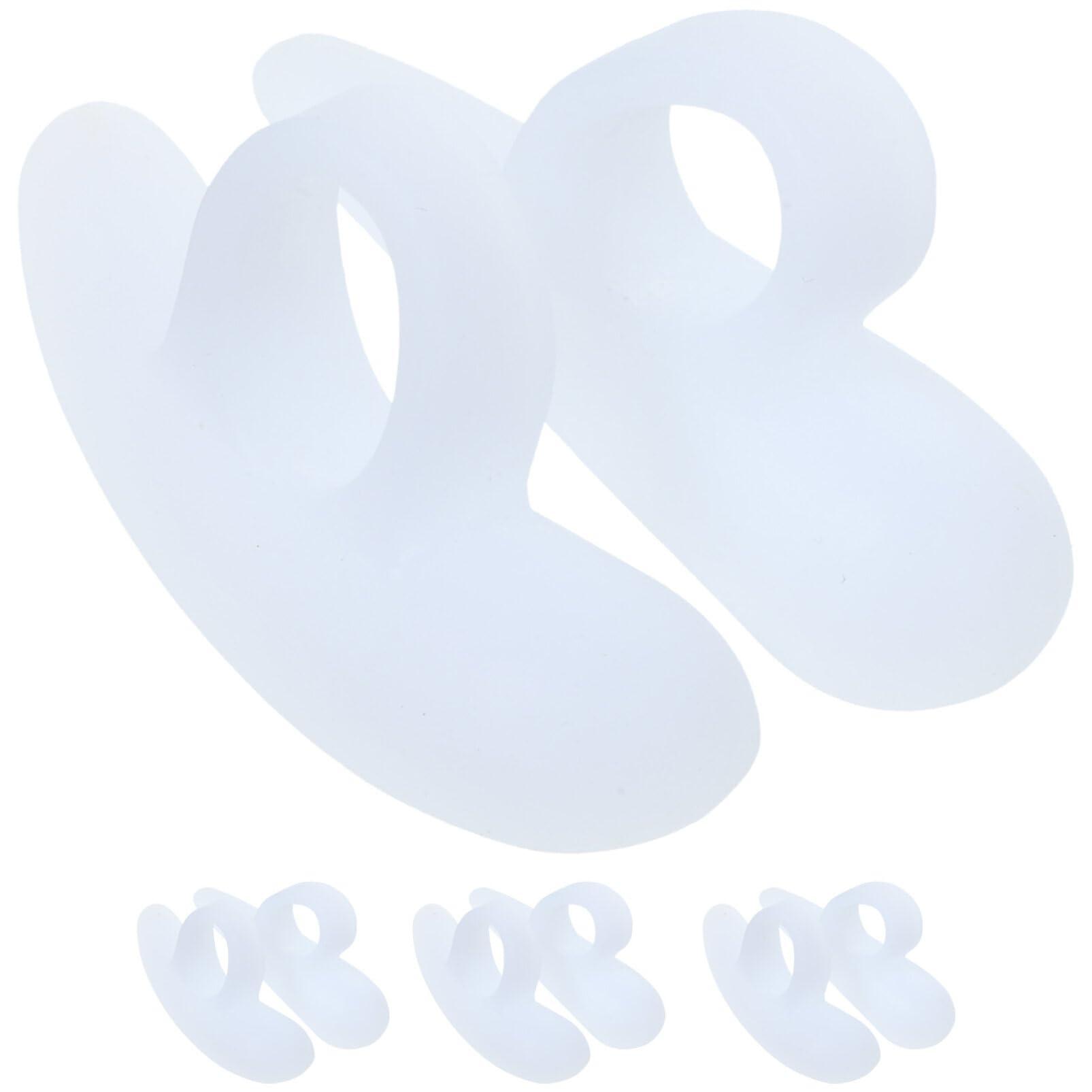 SUPVOX SUPVOX Gel Hammer Toe Crest Pad Hammer Toe Pads Gel Support Crest Cushion For Mallet Toes and Overlapping Toes 4 Pairs