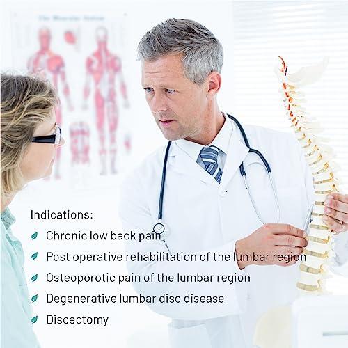 Dyna Dyna | Lumbo Sacral (L.S.) Corset | Back Pain Relief Belt | Lower Back Brace Support | Contoured Lumbar Support | Dual Adjustable Straps | For Men and Women. XX Large