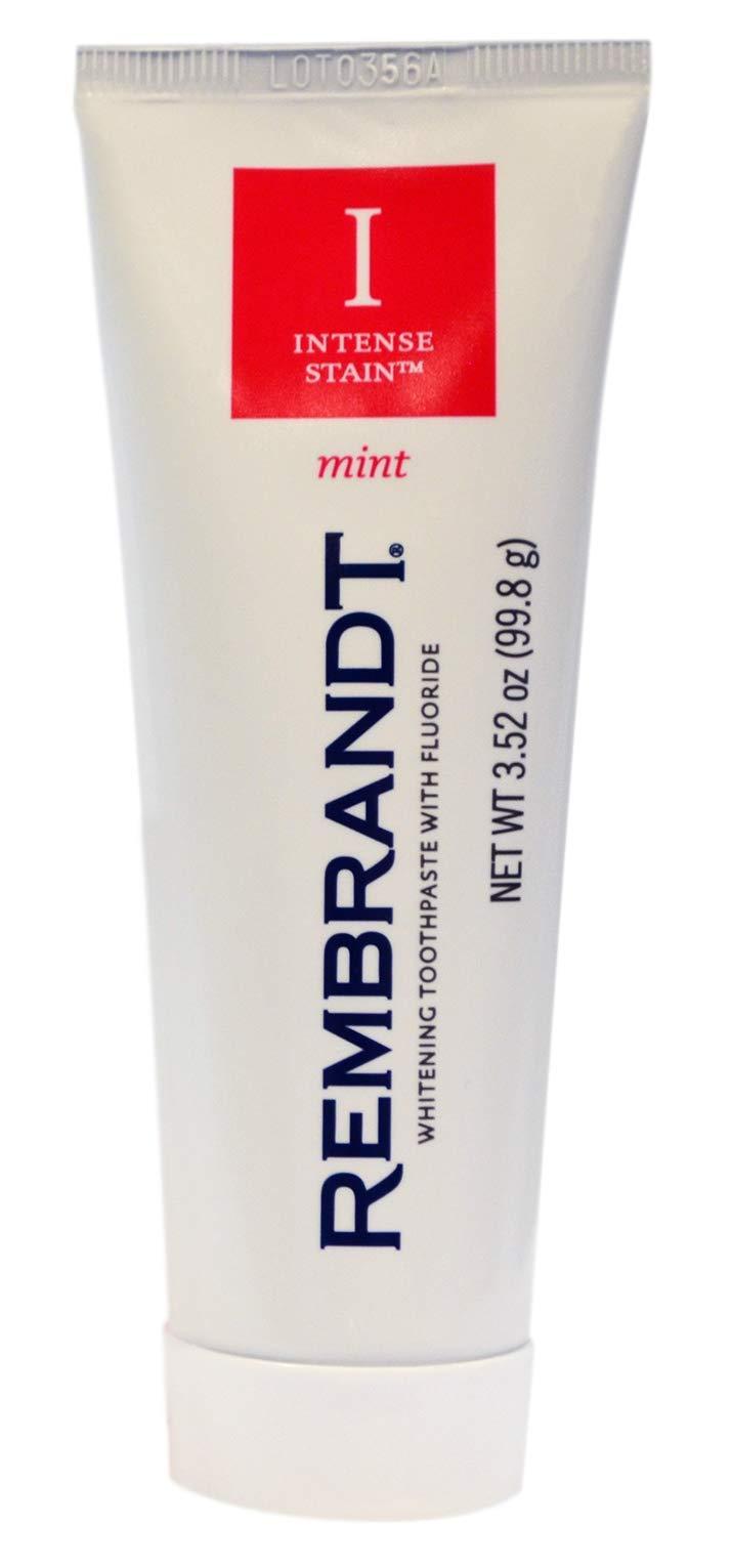 REMBRANDT Rembrandt Intense Stain Whitening Toothpaste with Fluoride Mint 3 oz (85 g)