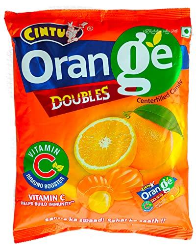 Cintu Cintu Mango Doubles Centerfilled Candy - Pack of 150 + Cintu Mangolik Candy 160 - Pack of 150 + VIN Pulippu Mittai Sour Candy 100 pieces