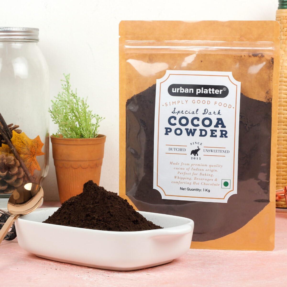 urban platter Urban Platter Special Dark Cocoa Powder, 1Kg