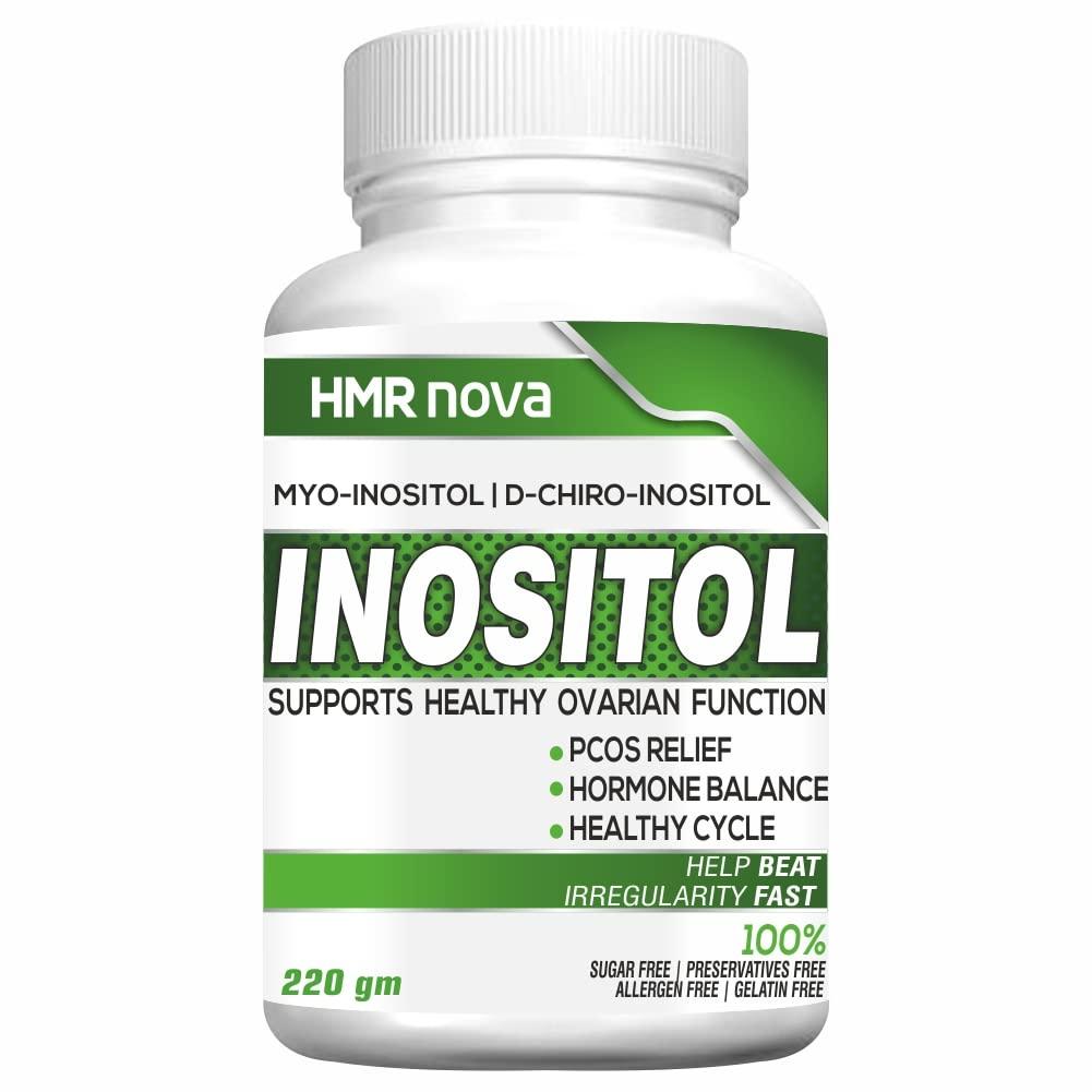 HMR NOVA HMR NOVA Inositol Supplement 4000mg Helps To Manage the Brain, Nervous System, Irregular Cycle, And PCOS- 220 GM Sugar-Free Powder