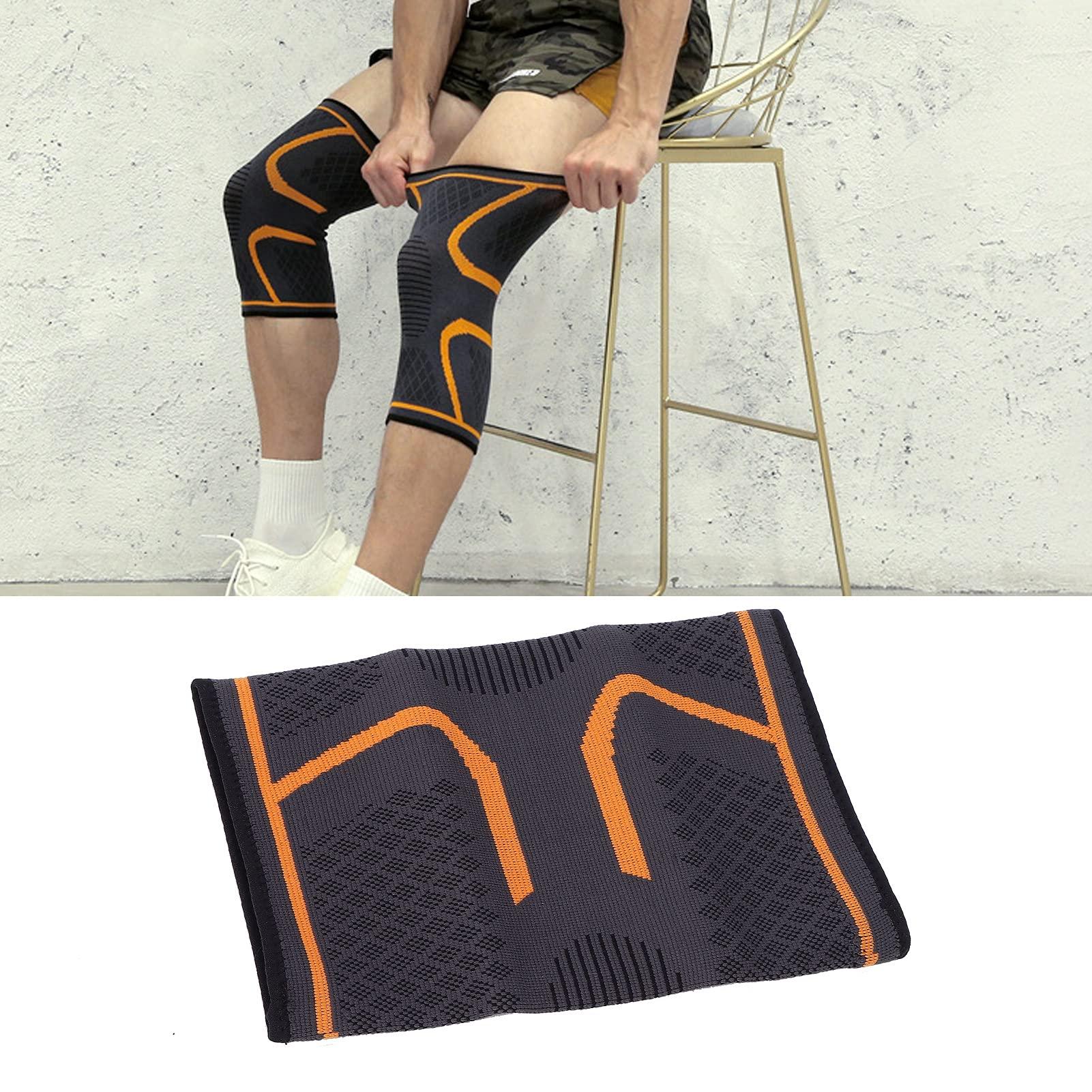 Shanrya Professional Knee Brace, Knee Wraps Patella Stabilizer Fit Tightly To Your Knees for Travel for Hiking for Sports for Horseback Riding(XL)