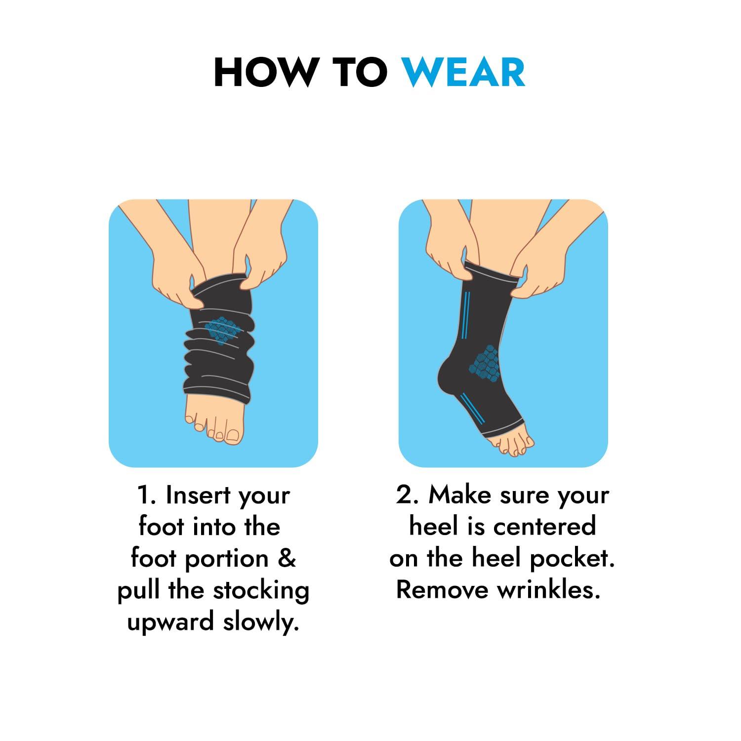 Gochamps GoChamps Ankle Support | Elastic & Lightweight Ankle Brace for Pain Relief, Compression & Stability | Breathable Knit for Men & Women | Ideal for Ankle Stress/Strain | Made with Japanese Technology |Sie - (SMALL)