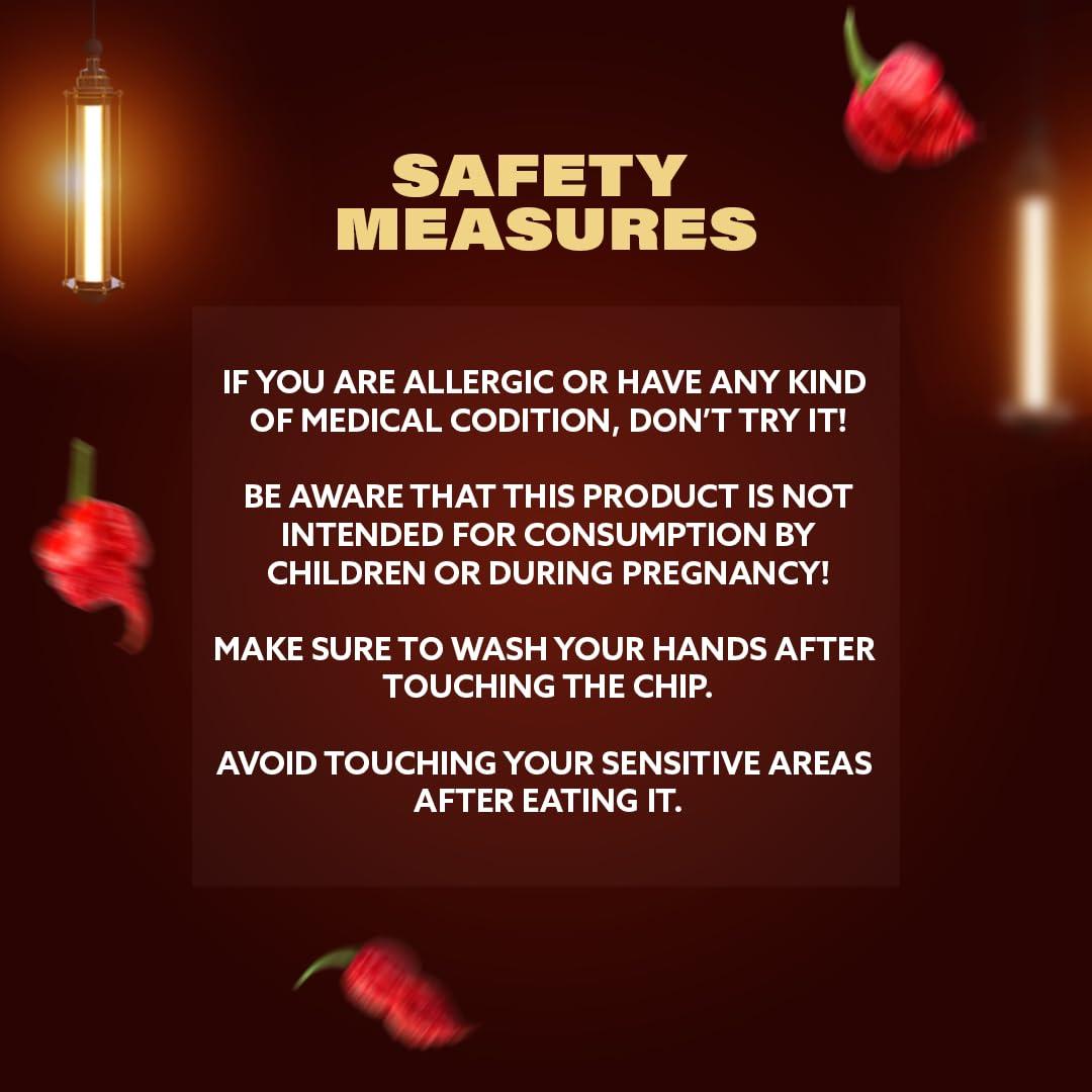 JOLOCHIP Jolochip Last-Chip-Challenge (Pack of 2) | Extreme Spicy Tortilla Chip | Hottest Chip in the World | Ultimate Hot Snack | 5gm*2