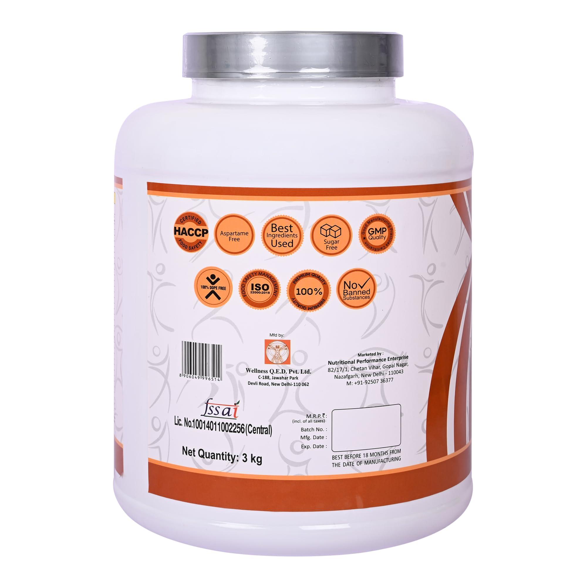 BRIO NUTRITION BRIO NUTRITION Mass Gainer - High Protein Complex Carbs Blend With Easy To Digest Formula. Chocolate Flavour - 3 Kg Pack