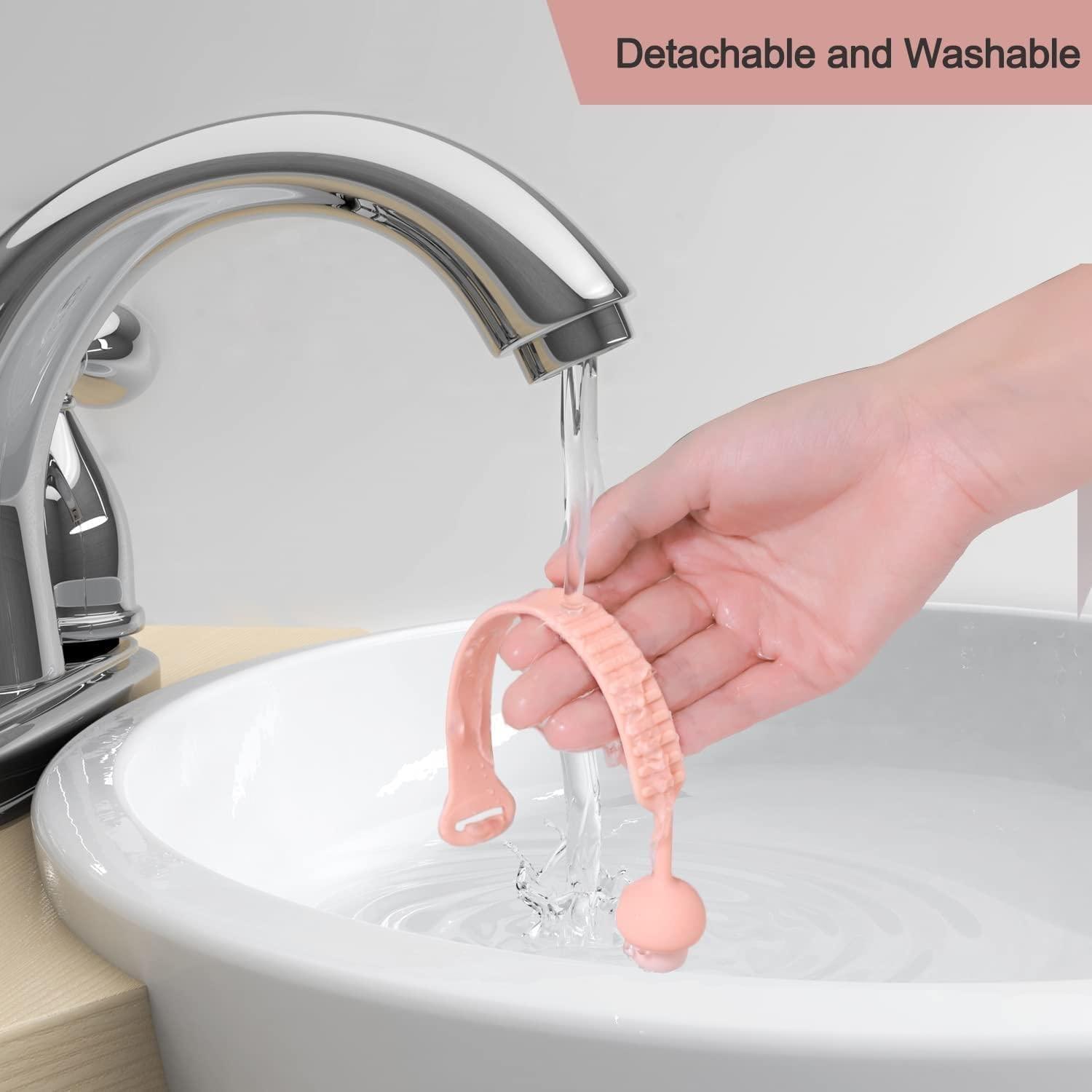 PUTHAK PUTHAK Toilet Seat Handle Lifter Household Toilet Handle, Seat Cushion Lifter, General Purpose Sitting Toilet Lifter Can Avoid Touching The Toilet Lid (Pack Of 4)