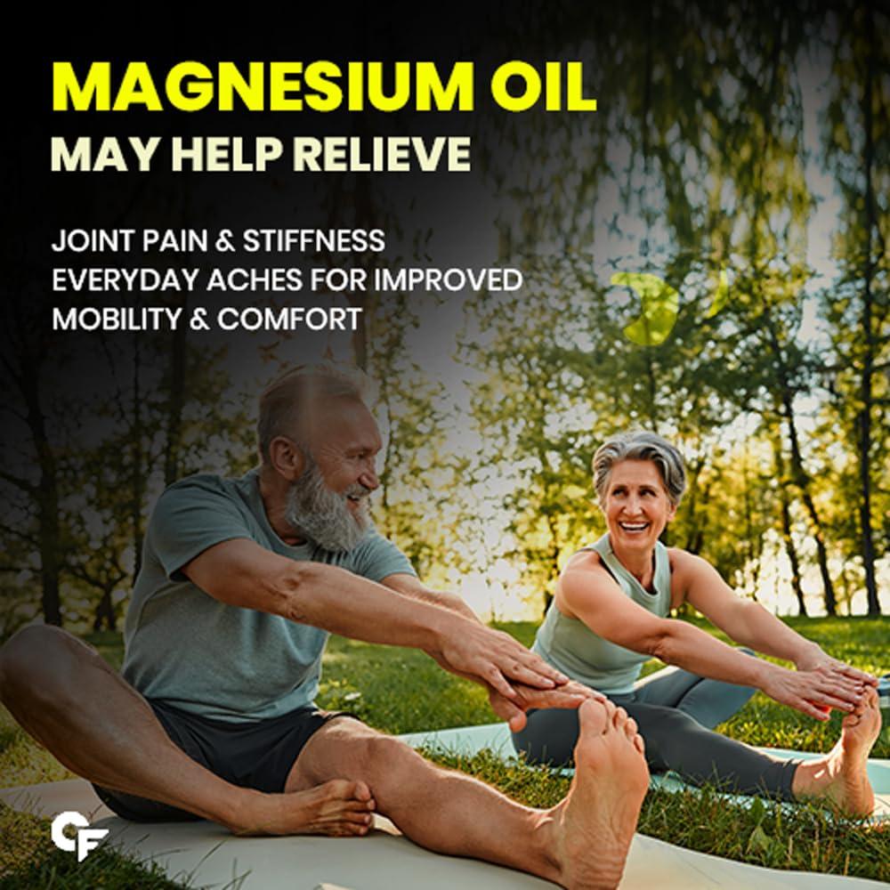 Carbamide Forte Carbamide Forte Magnesium Oil Spray | Topical Magnesium Spray | Magnesium Oil for feet, Sleep Support, Pain Relief & Muscle Recovery | Magnesium Oil 200ml