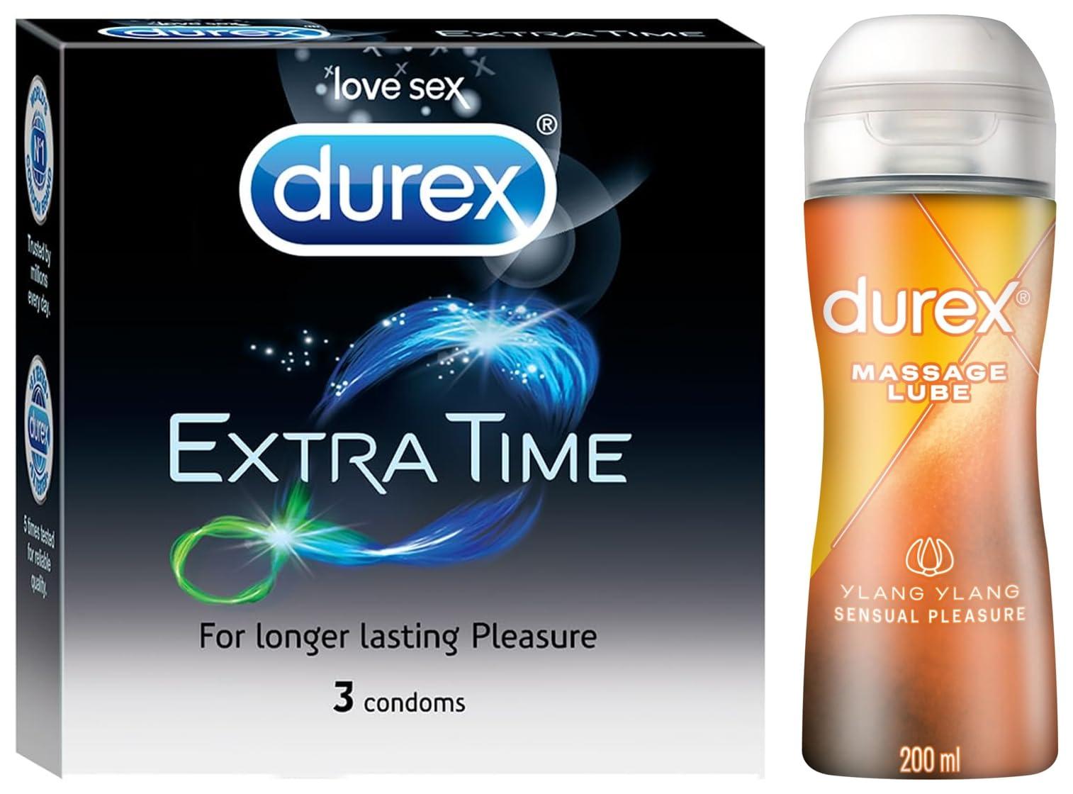 Durex Durex Condoms & Durex Lube- Water Based Lubricant