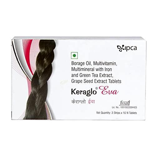Entirety Entirety Keraglo Eva Hair Tablets Strip (30 Tab) For Hair Fall Treatment, 350 Grams