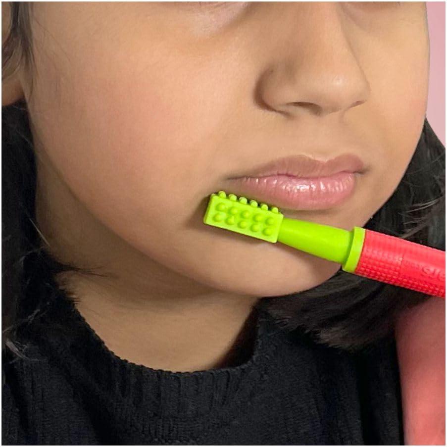 SPEECHGEARS SPEECHGEARS Tip Used For Tactile, Speech And Feeding Therapy An Attachment Of V-Pen(Green) Pack of 1