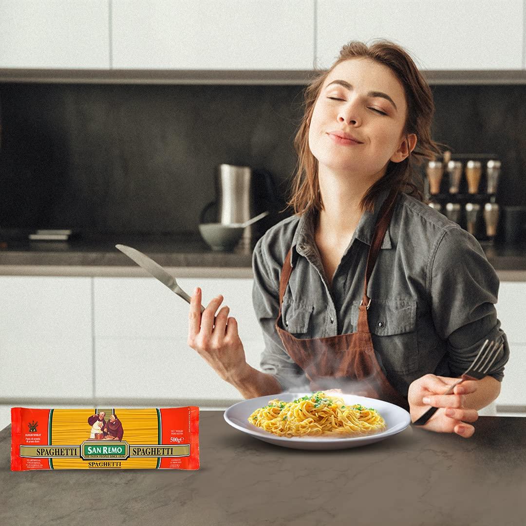 San Remo San Remo Spaghetti: Australia\'s No.1 100% Durum Wheat Pasta | 500g each