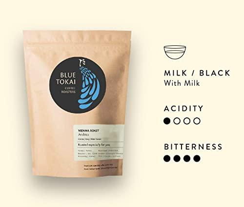 Blue Tokai Coffee Roasters Blue Tokai Coffee Roasters Vienna Roast - Dark Roast (Home Espresso Grind) 1Kg | Made With 100% Specialty Grade Arabica Freshly Roasted Ground Coffee, Bag