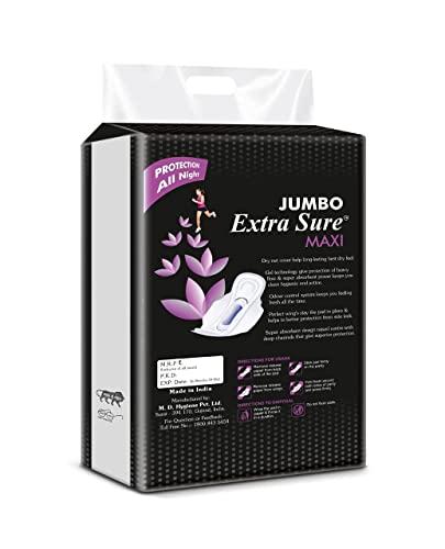 Extra Sure Extra Sure Jumbo Extra Sure Maxi Sanitary Pads Combo Pack of 2x40 Pads