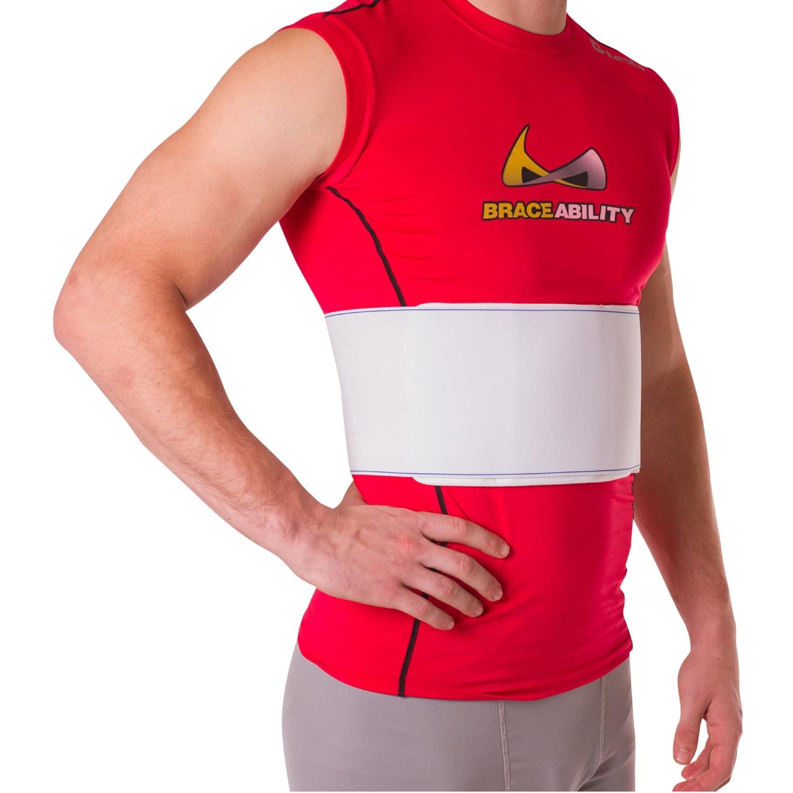 BraceAbility Universal Male : BraceAbility Rib Injury Wrap for Sore Or Bruised Ribs-Male