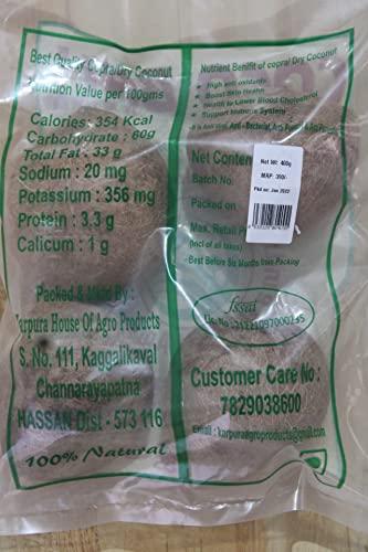 Coco Ball Coco Ball Fresh Dry Coconut (Copra / Kobbari) (400g)