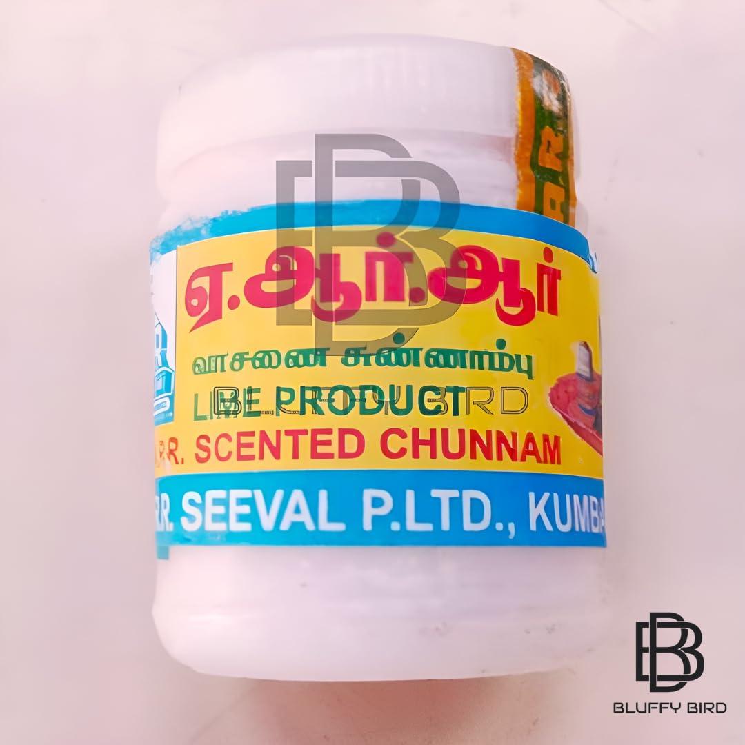Generic ARR Kumbakonam Vaasanai Sunnambu Paste/Scented Colour Chunnam/Paan Chuna/Supari Chuna/Calcium Carbonate - Each 80gm Weight - Pack of 3pc