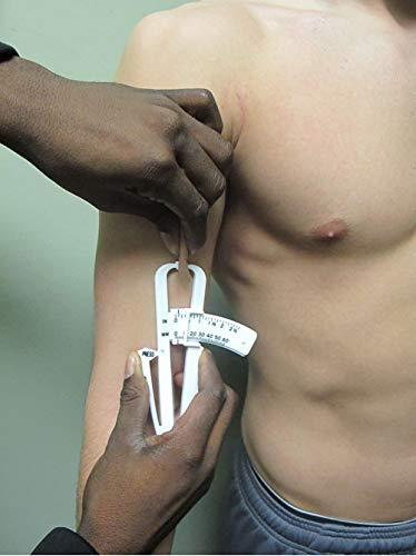 Gadget Hero's Gadget Hero's Personal Bodyfat Testing with Skinfold Calipers. Body Fat Calliper to Measure Your Body Fat (White)