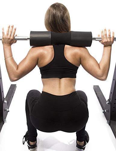 Shredded Prophysique Barbell Pad Squat Pad Neck Cushion Foam Shoulder Pad Neck Back Protective Pad Fitness Padded Attachment Squat Pads for Lunges and Squats, Weightlifting