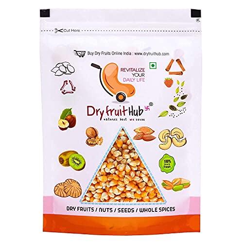 Dry Fruit Hub Dry Fruit Hub Popcorn Kernels 500g, Corn Kernels, Popcorn, Corn Kernels For Popcorn, Pop Corn Kernels, Unpopped Popcorn