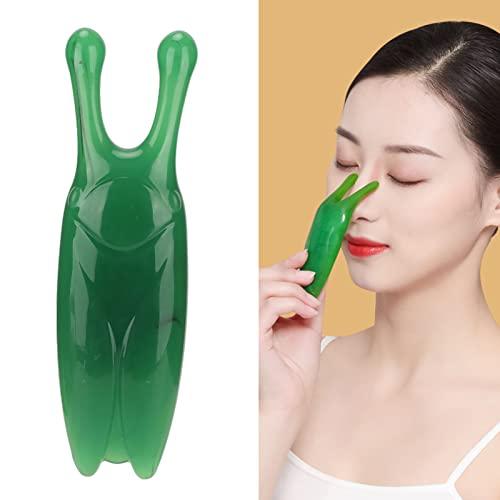 DNEI Gusha Face Tools, Beauty Nose Nose Massager Portable for Jawline (Green)