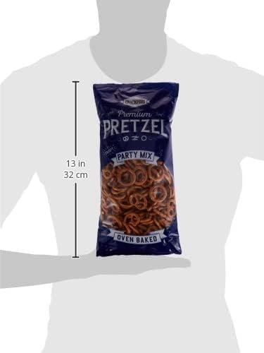 Generic Bifa Crackfers Crispy Pretzel Party Mix Oven Baked (Pack of 2), 350g (Imported)