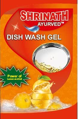 SHRINATH AYURVED Shrinath Dishwash Gel 500 ML (Pack of 2), An Excellant Dishwashing Liquid, Utensil Cleaning Liquid