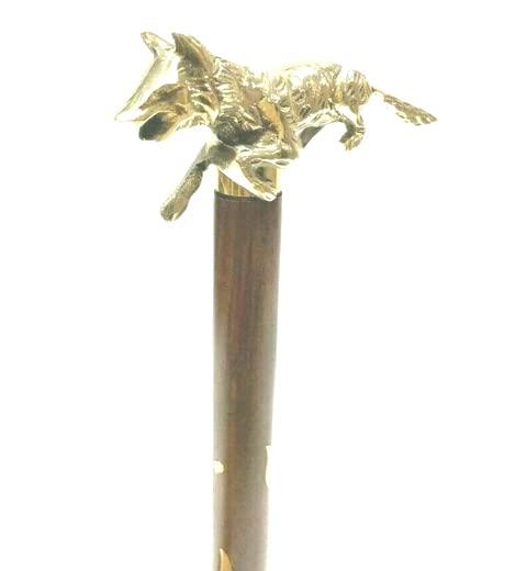 Unique Nautical Victorian Steampunk Walking Stick-Brass Handle Wooden Walking Cane-Best Gifts