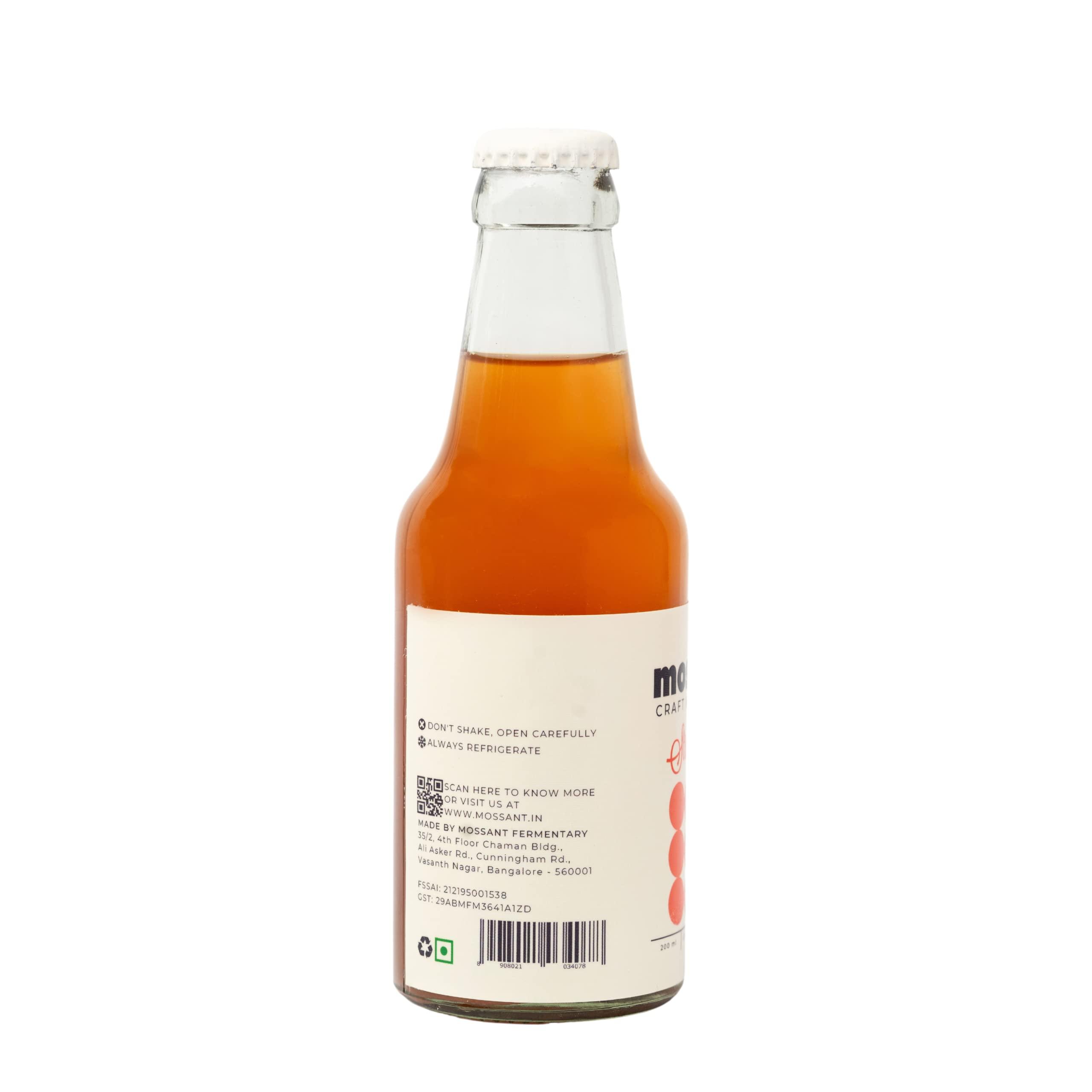 mossant Mossant Kombucha |Strawberry Kombucha | Craft kombucha | Low Sugar | 37 Kcal (Pack of 6)