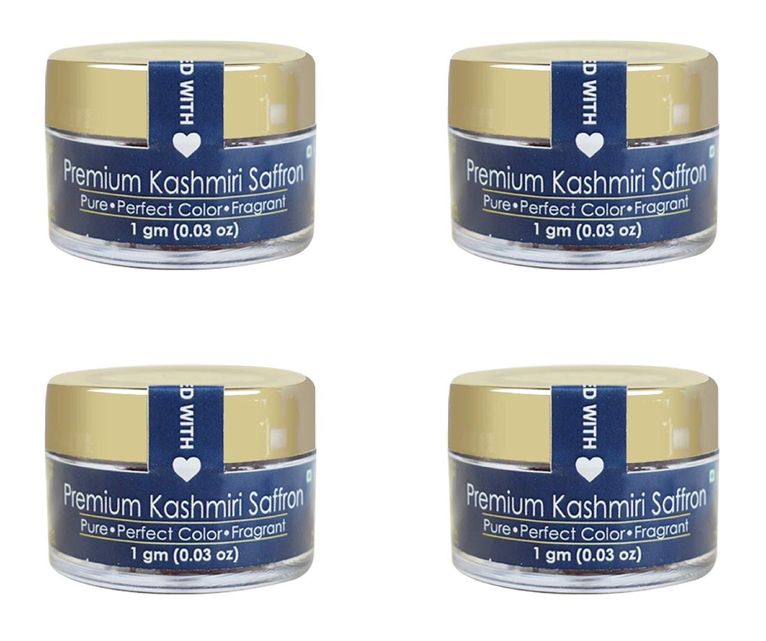 Alif Alif Kashmiri Saffron, Kesar 4g (1gx4)