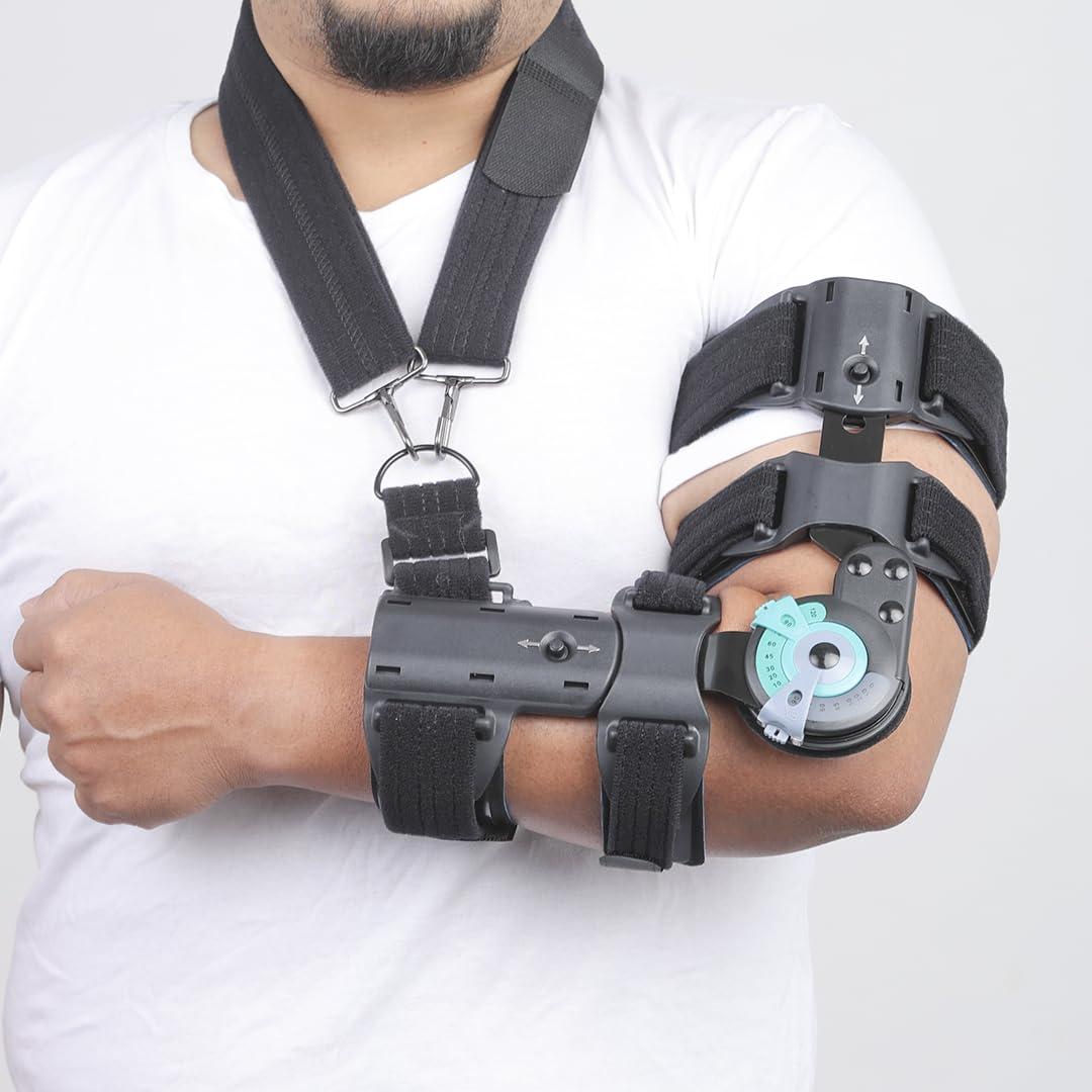 Dyna Dyna ROM Elbow Brace-Universal Size-Range of Motion Elbow Support (Right)