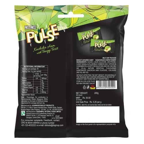 Generic Pulse Kacha Aam Candy Pouch, 190 Gram